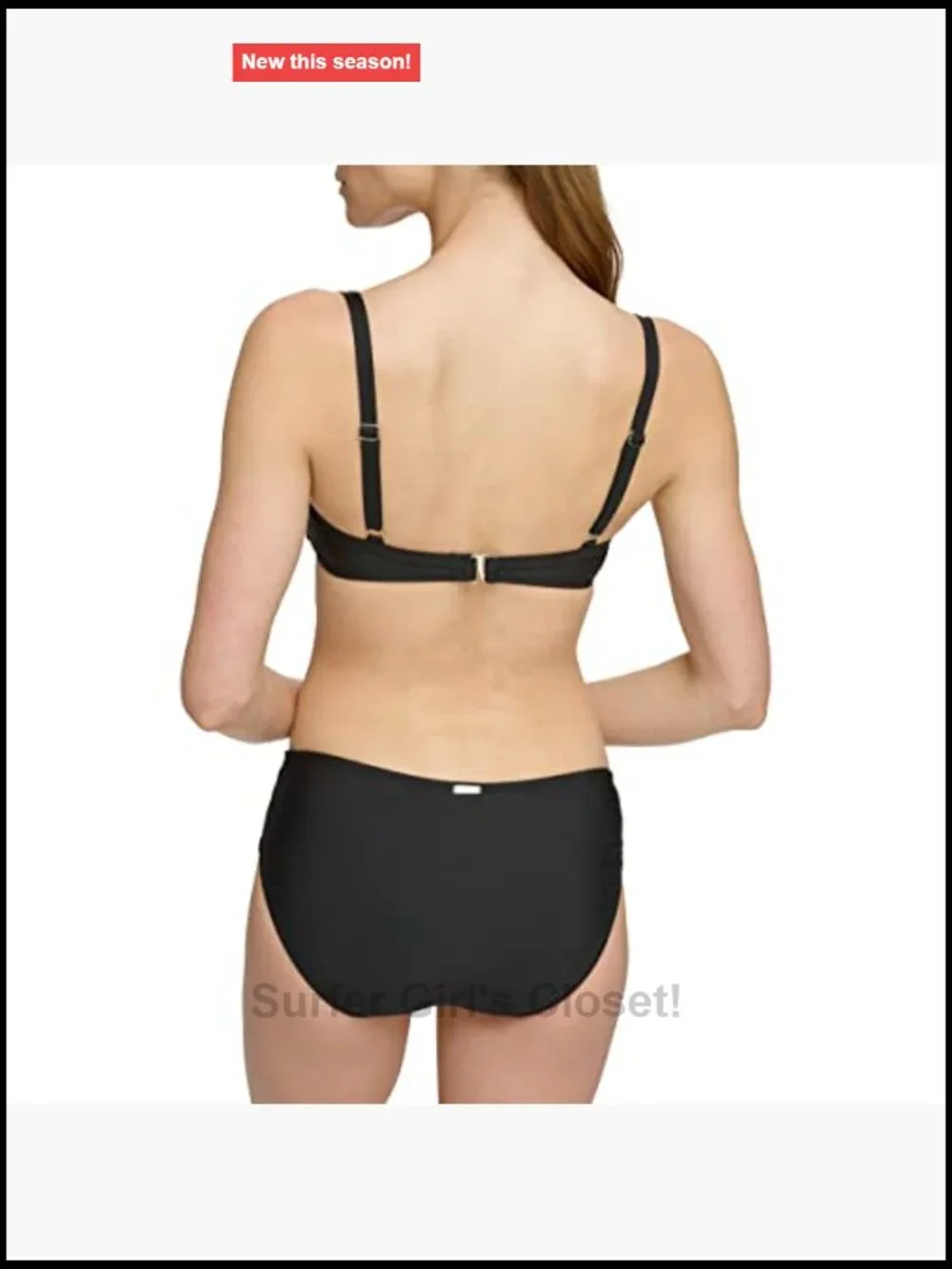 Classic Molded Underwire Bikini Top, Nylon/Spandex, Adjustable Straps, UPF 50+